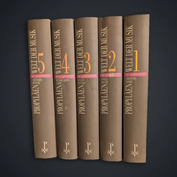 Propyläen Welt der Musik die Komponisten: Band 1 - 5 – gebrauchtes Buchpaket
